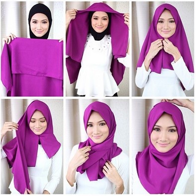 Cara memakai jilbab paris modern untuk gaya yang lebih elegan dan formal