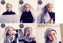 Cara Memakai Jilbab Segitiga dengan Mudah